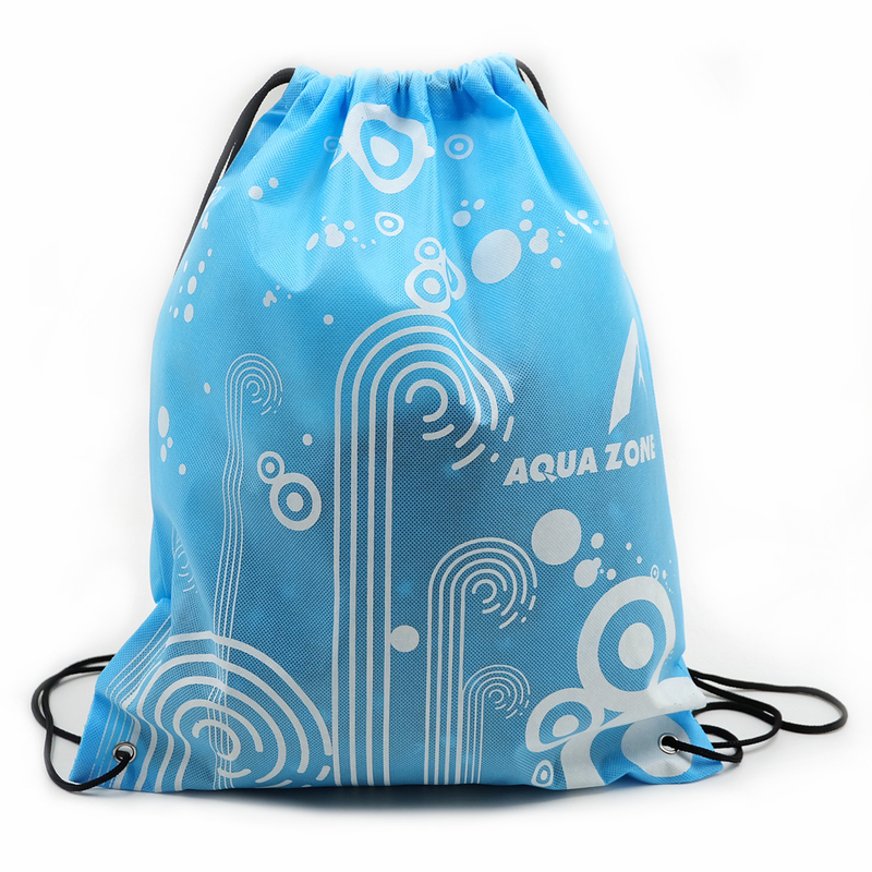 Low MOQ Custom Non Woven Drawstring Bag Sport Storage Gym Traveling Backpack