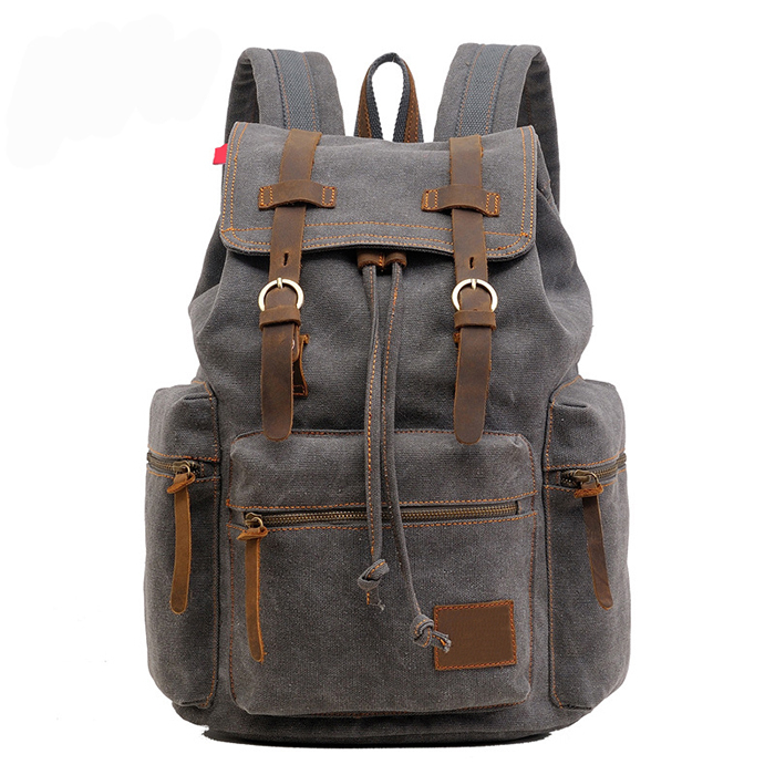 Amazon Hot Sale Custom Vintage School Backpack Laptop Bag