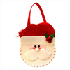 Factory Price Custom Personalized Santa Design Felt Christmas Candy Bag