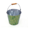 Factory Price Custom CMYK Full Color Logo Printed Metal Galvanized Tin Ice Bucket