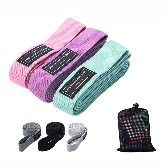 Wholesale Cheap Price Custom Logo Yoga Exercise Gym Long Resistance Bands